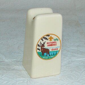 1969 BSA Boy Scouts National Jamboree SALT/PEPPER SHAKER, Single Replacement Vtg